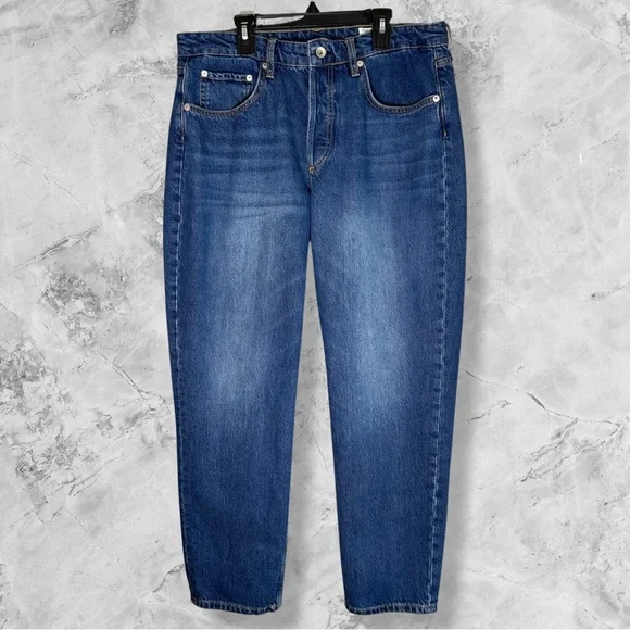 rag & bone Blue Boyfriend Jeans - Picture 5 of 15
